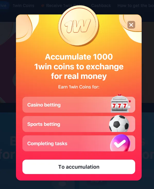 1win coins