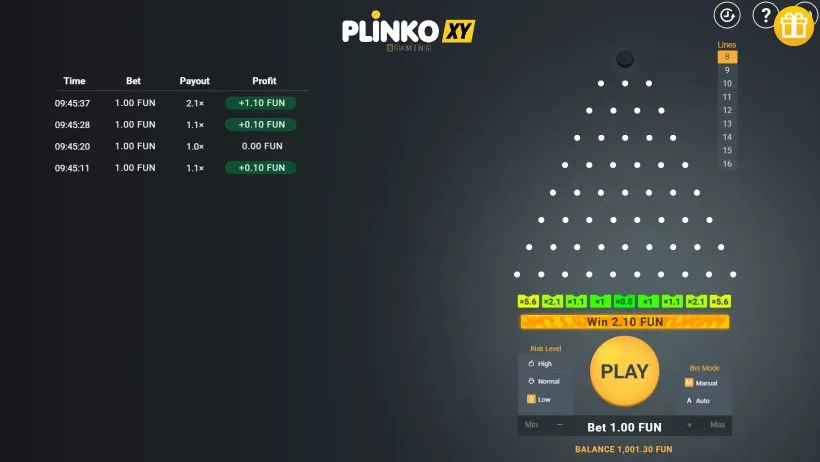 Algorithms in a Demo Plinko